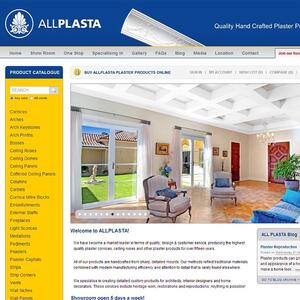 AllPlasta: timeless website design with ecommerce. Going online can transform your business... No matter what you sell! Loving the team at Allplasta!