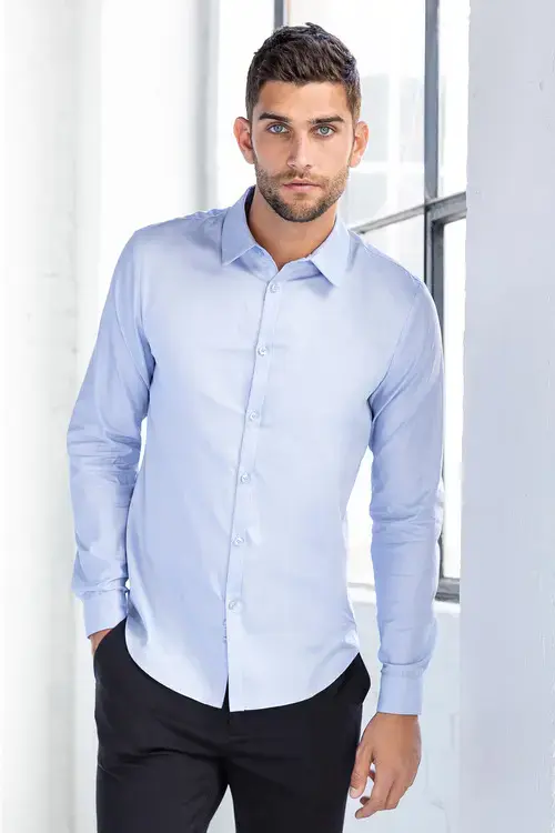 Blue Business Shirt - Clothing / Jackets